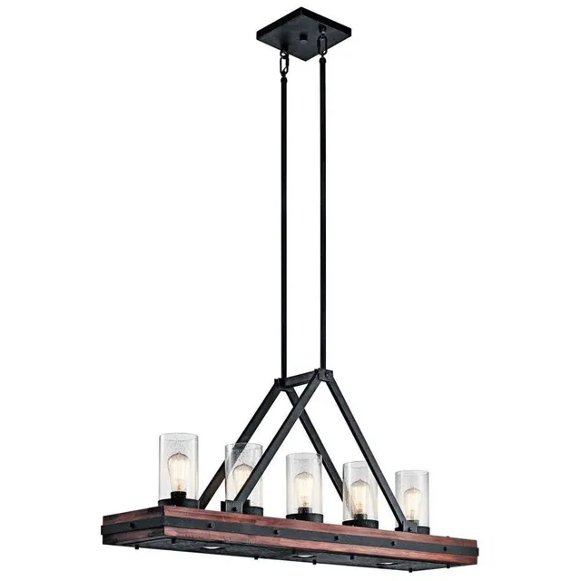 kichler-colerne-8-light-linear-chandelier-auburn-stained image 1