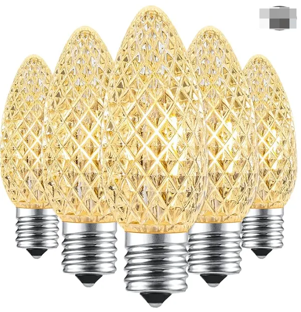 brightown-c9-strawberry-light-bulb-warm-white-5-pack-replacement-bulbs image 1