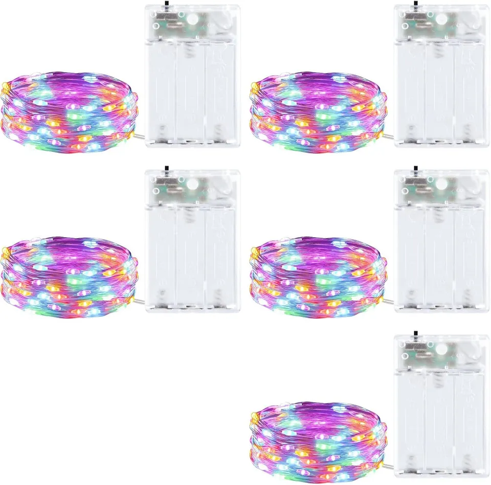 brightown-5-pack-7ft-battery-operated-20-led-silver-wire-starry-string-lights-pa image 1