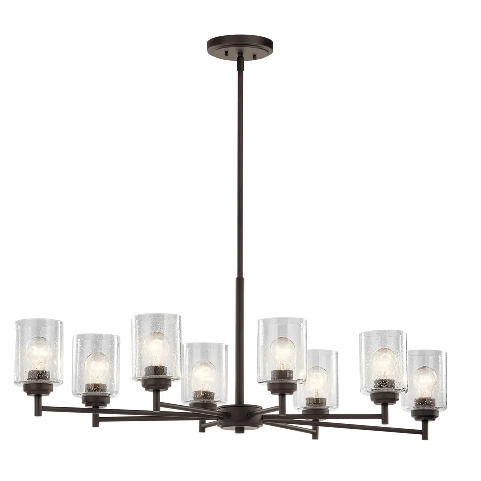 kichler-winslow-14-75-8-light-oval-chandelier-with-clear-seeded-glass-in-olde-br image 1