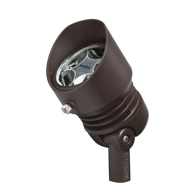 kichler-16201bbr30-120v-led-12-5w-35-degree-flood-light-3000k-bronzed-brass image 1