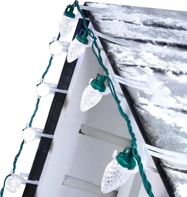 brightown-68ft-100-led-c9-christmas-string-lights-with-quick-clips-pure-white image 1