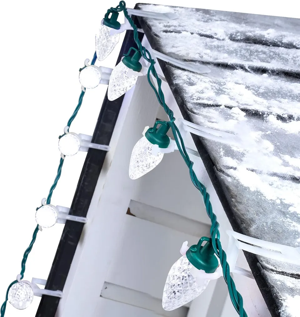 brightown-68ft-100-led-c9-christmas-string-lights-with-quick-clips-pure-white image 1