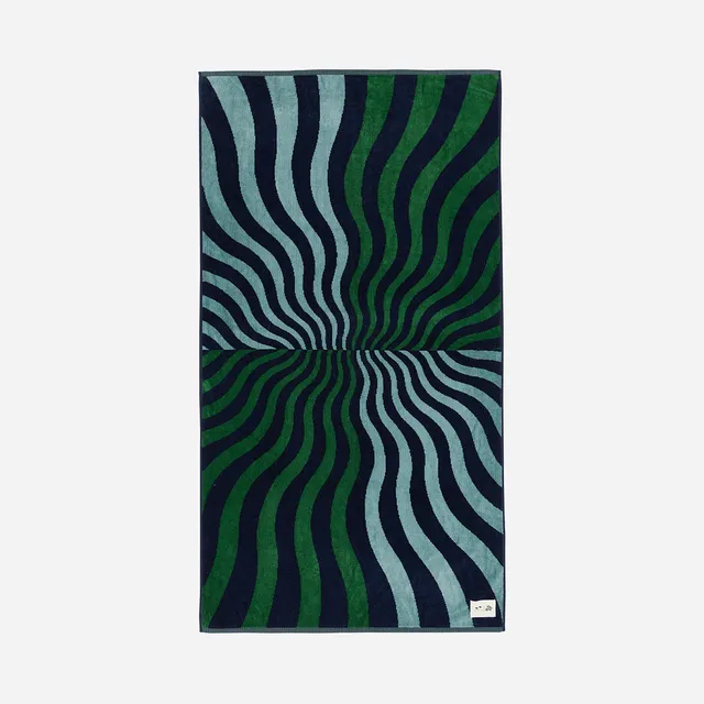 slowtide-hideout-woven-towel-deep-pacific-schuyler-beecroft-x-slowtide image 1