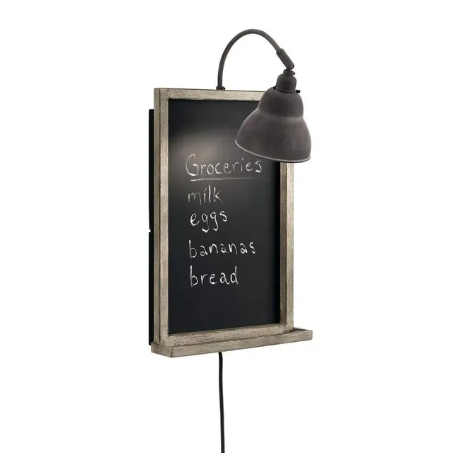 kichler-chalkboard-sconce-24-wall-light-olde-bronze-bracket-with-gooseneck-light image 1