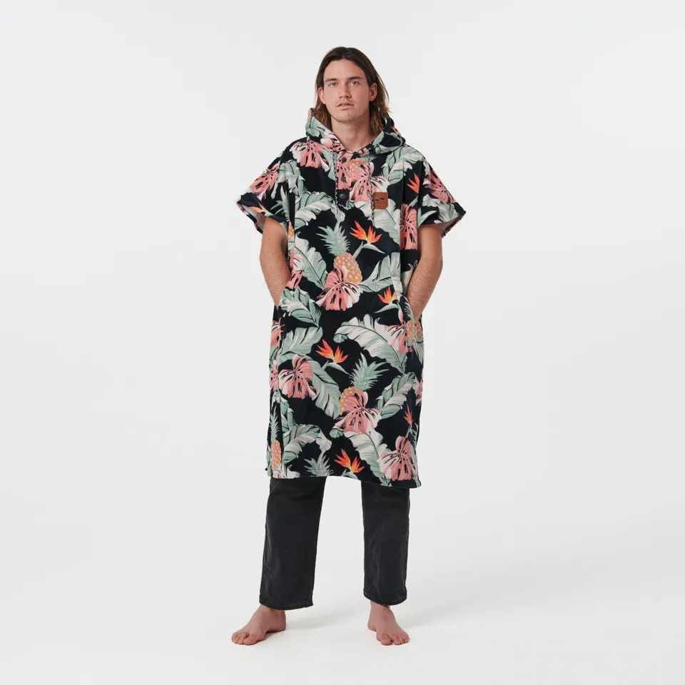 slowtide-makai-changing-poncho-l-xl-extra-large-cotton-poncho image 1