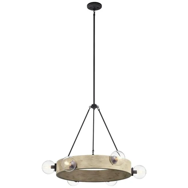 kichler-marquee-6-light-chandelier-bronze-dark-with-white-washed-wood-transition image 1