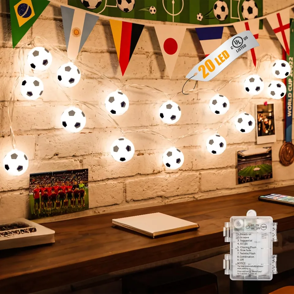 brightown-11ft-battery-operated-20-led-soccer-ball-string-lights-for-sports-fans image 1