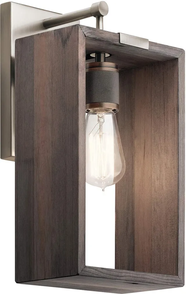 kichler-44218clp-industrial-frames-one-light-wall-sconce-classic-pewter-with-rec image 1