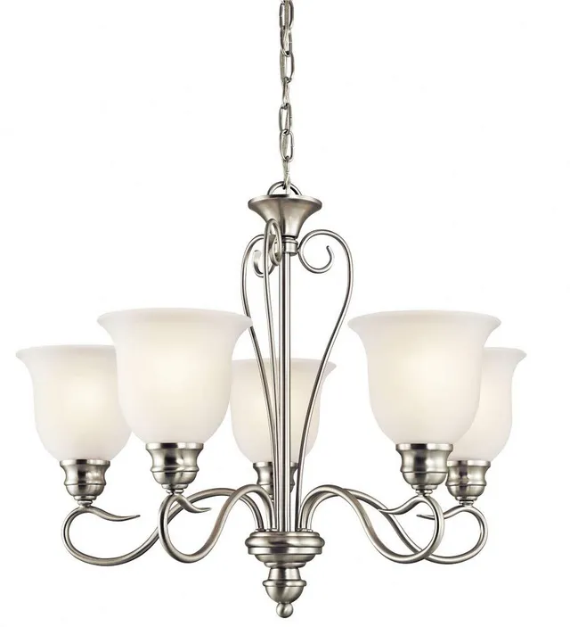 kichler-tanglewood-5-light-chandelier-brushed-nickel-42906ni image 1
