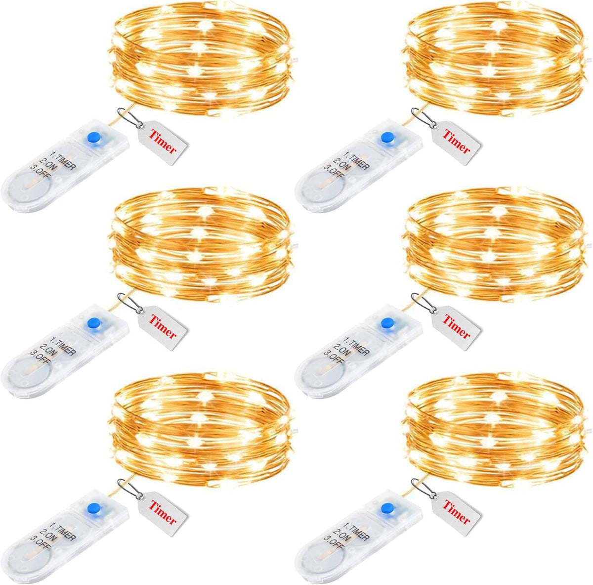 brightown-6-pack-7ft-20-led-battery-operated-silver-wire-firefly-string-lights-w image 1