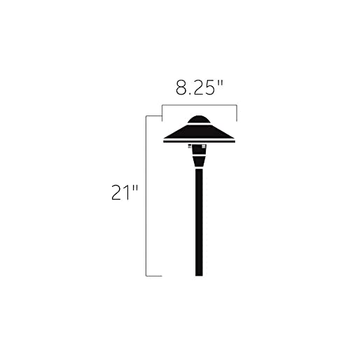 kichler-15810azt30r-led-dome-path-light-bronze-dark-finish-low-voltage-landscape image 8