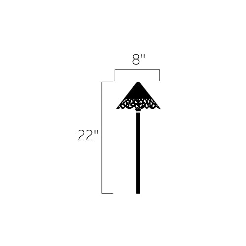 kichler-led-landscape-path-light-tannery-bronze-hammered-shade-15871tzt image 6