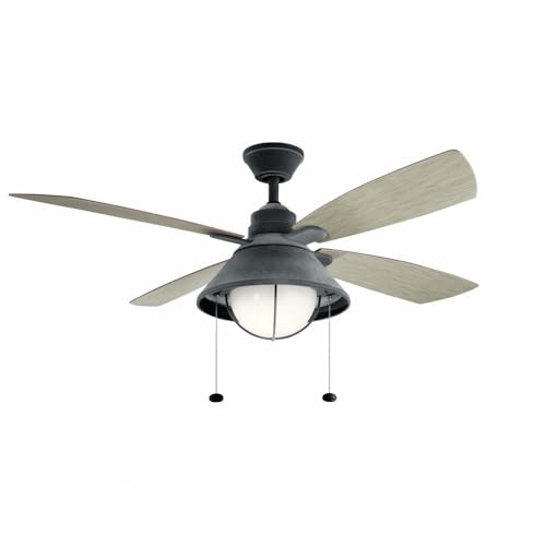 kichler-seaside-54-ceiling-fan-with-led-light-kit-weathered-zinc-finish-white-op image 7