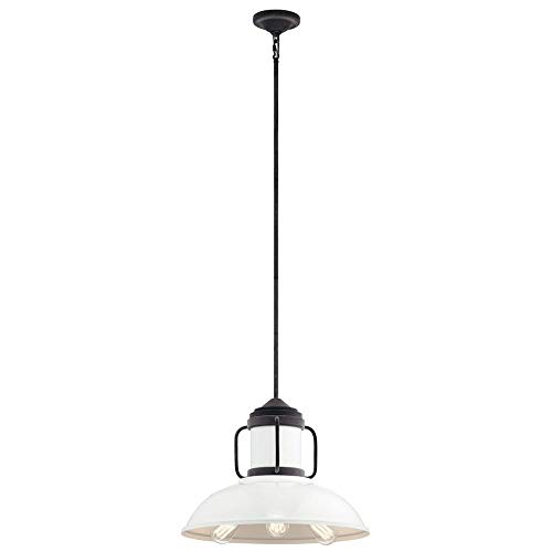 kichler-jenson-44303wzc-3-light-pendant-weathered-zinc-vintage-schoolhouse-style image 4