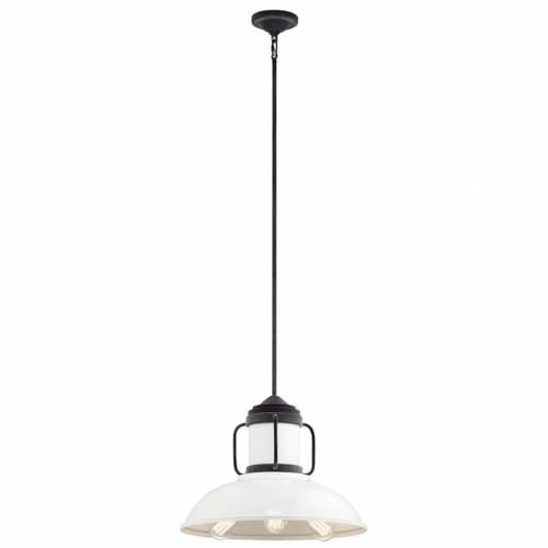 kichler-jenson-44303wzc-3-light-pendant-weathered-zinc-vintage-schoolhouse-style image 3