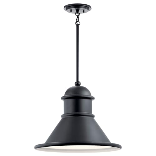 kichler-northland-49777bk-outdoor-hanging-pendant-matte-black image 4