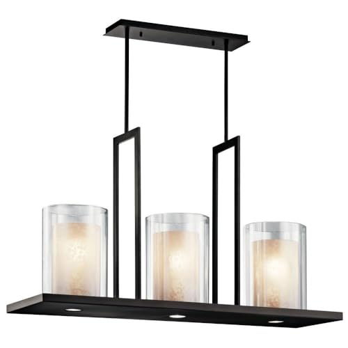 kichler-triad-40-6-light-linear-chandelier-with-uplights-and-downlights-clear-gl image 3