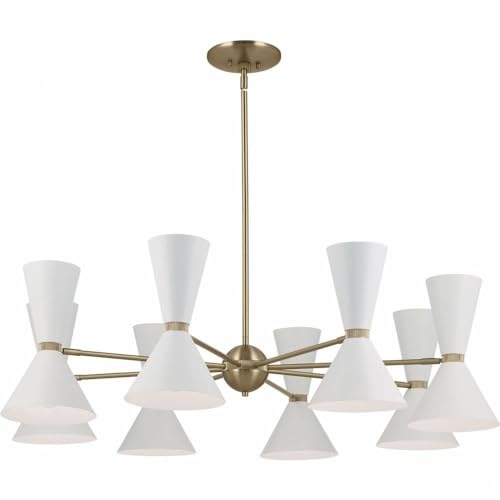 kichler-phix-48-75-16-light-chandelier-in-champagne-bronze-white-shades image 6