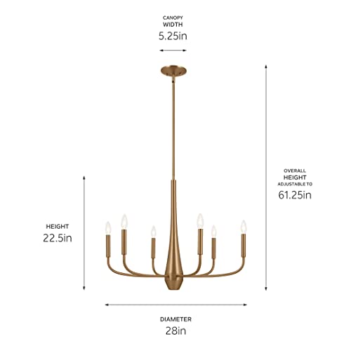 kichler-deela-6-light-chandelier-in-champagne-bronze-model-52525cpz image 8