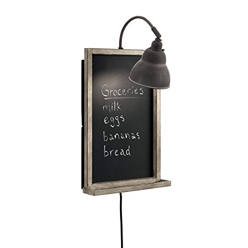 kichler-chalkboard-sconce-24-wall-light-olde-bronze-bracket-with-gooseneck-light image 2
