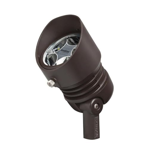 kichler-16201bbr30-120v-led-12-5w-35-degree-flood-light-3000k-bronzed-brass image 2