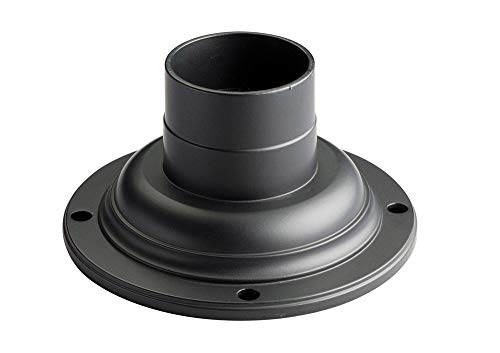kichler-9530bk-outdoor-pedestal-adapter-light-black-cast-aluminum-mounting-adapt image 4