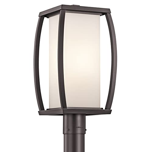 kichler-bowen-outdoor-post-mount-1-light-architectural-bronze-satin-etched-opal- image 4