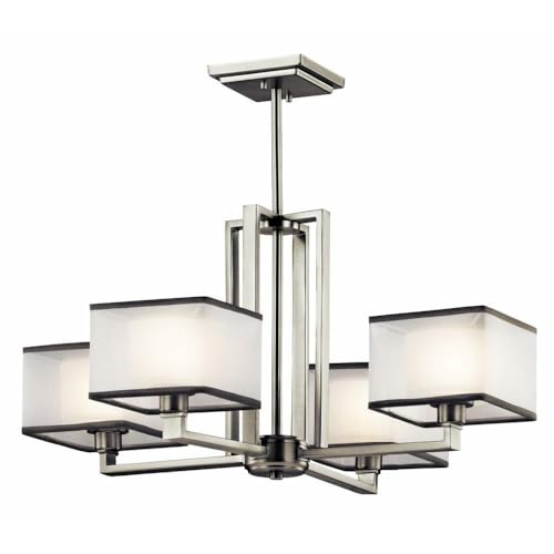 kichler-kailey-43438ni-4-light-chandelier-brushed-nickel-24-inch-transitional-de image 4