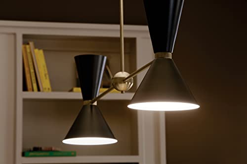 kichler-phix-4-light-linear-chandelier-champagne-bronze-black-mid-century-modern image 4