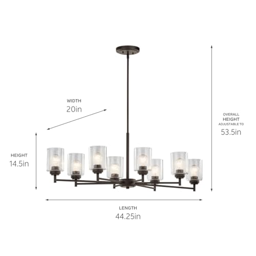 kichler-winslow-14-75-8-light-oval-chandelier-with-clear-seeded-glass-in-olde-br image 8