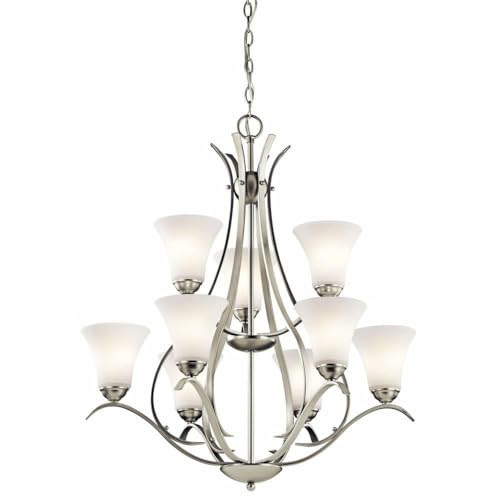 kichler-keiran-33-25-9-light-chandelier-brushed-nickel-finish-with-satin-etched- image 2