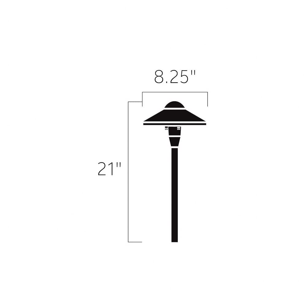 kichler-15810azt30r-led-dome-path-light-bronze-dark-finish-low-voltage-landscape image 4