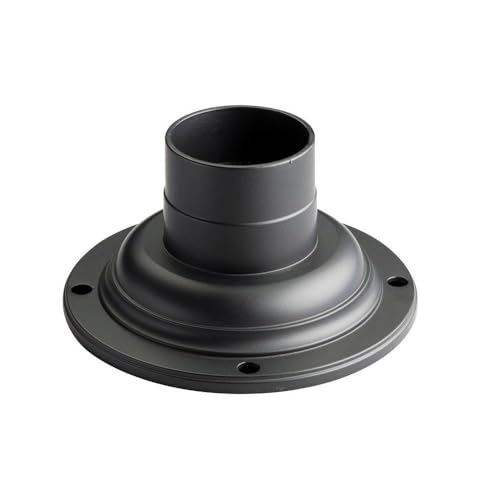 kichler-9530bk-outdoor-pedestal-adapter-light-black-cast-aluminum-mounting-adapt image 3