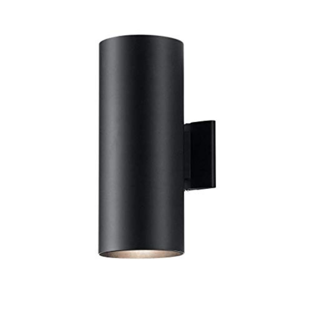kichler-cylinders-15-2-light-outdoor-cylinder-wall-sconce-in-black-9246bk image 1