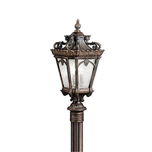 kichler-tournai-9559bkt-outdoor-post-light-textured-black-4-light image 7