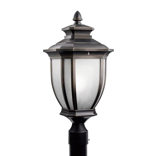 kichler-salisbury-21-75-1-light-outdoor-post-light-rubbed-bronze-with-white-line image 2