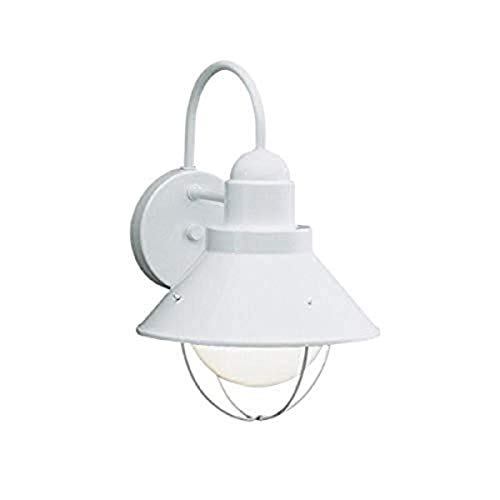kichler-seaside-9023ni-outdoor-wall-light-brushed-nickel-14-25-with-glass-globe- image 5