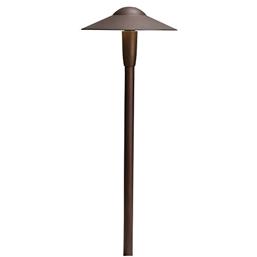 kichler-15810azt30r-led-dome-path-light-bronze-dark-finish-low-voltage-landscape image 5