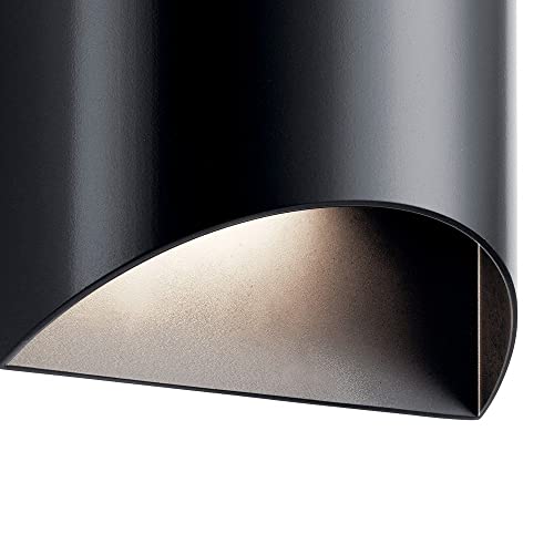 kichler-wesley-led-outdoor-wall-sconce-textured-architectural-bronze-integrated- image 6