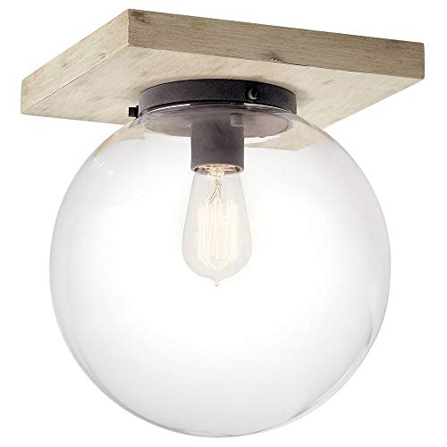 kichler-44299www-marquee-one-light-flush-mount-white-washed-wood-and-bronze-fini image 2