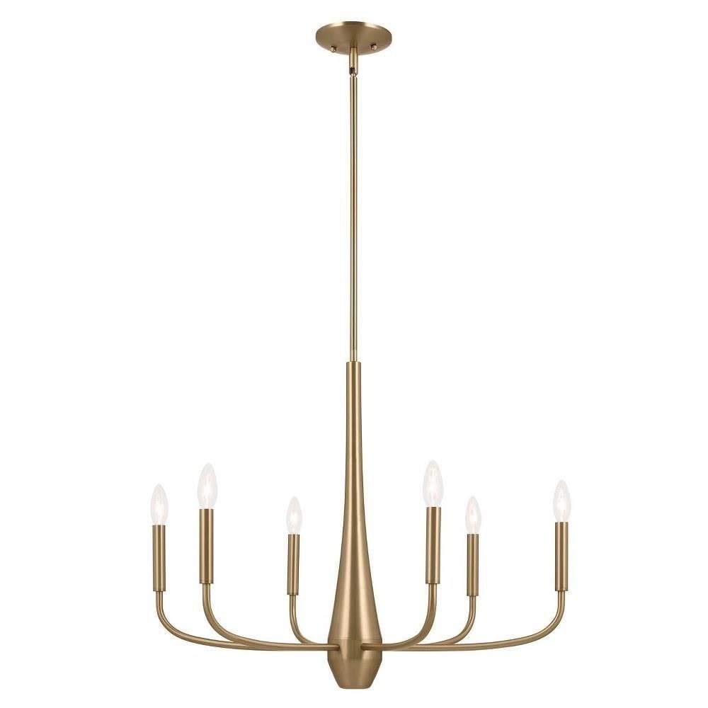 kichler-deela-6-light-chandelier-in-champagne-bronze-model-52525cpz image 1
