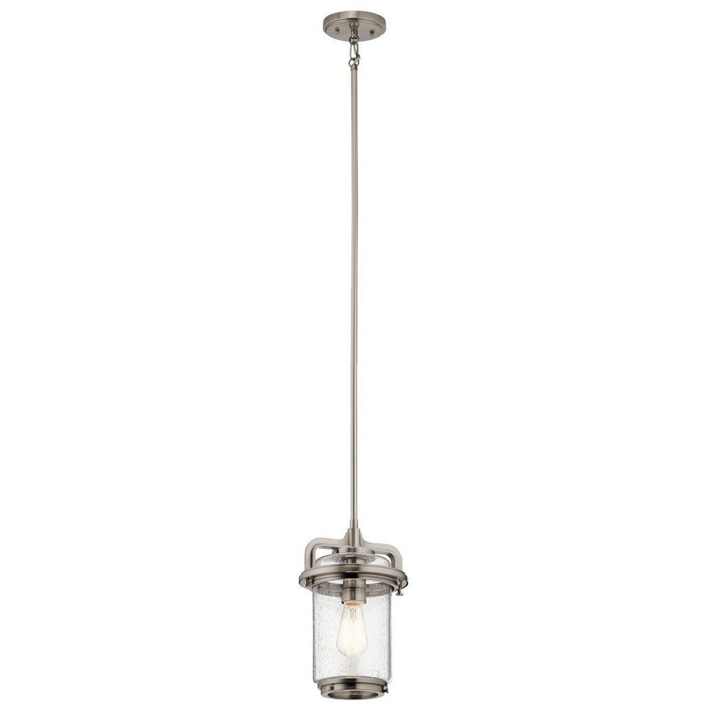 kichler-lighting-44210clp-andover-collection-one-light-mini-pendant-classic-pewt image 1
