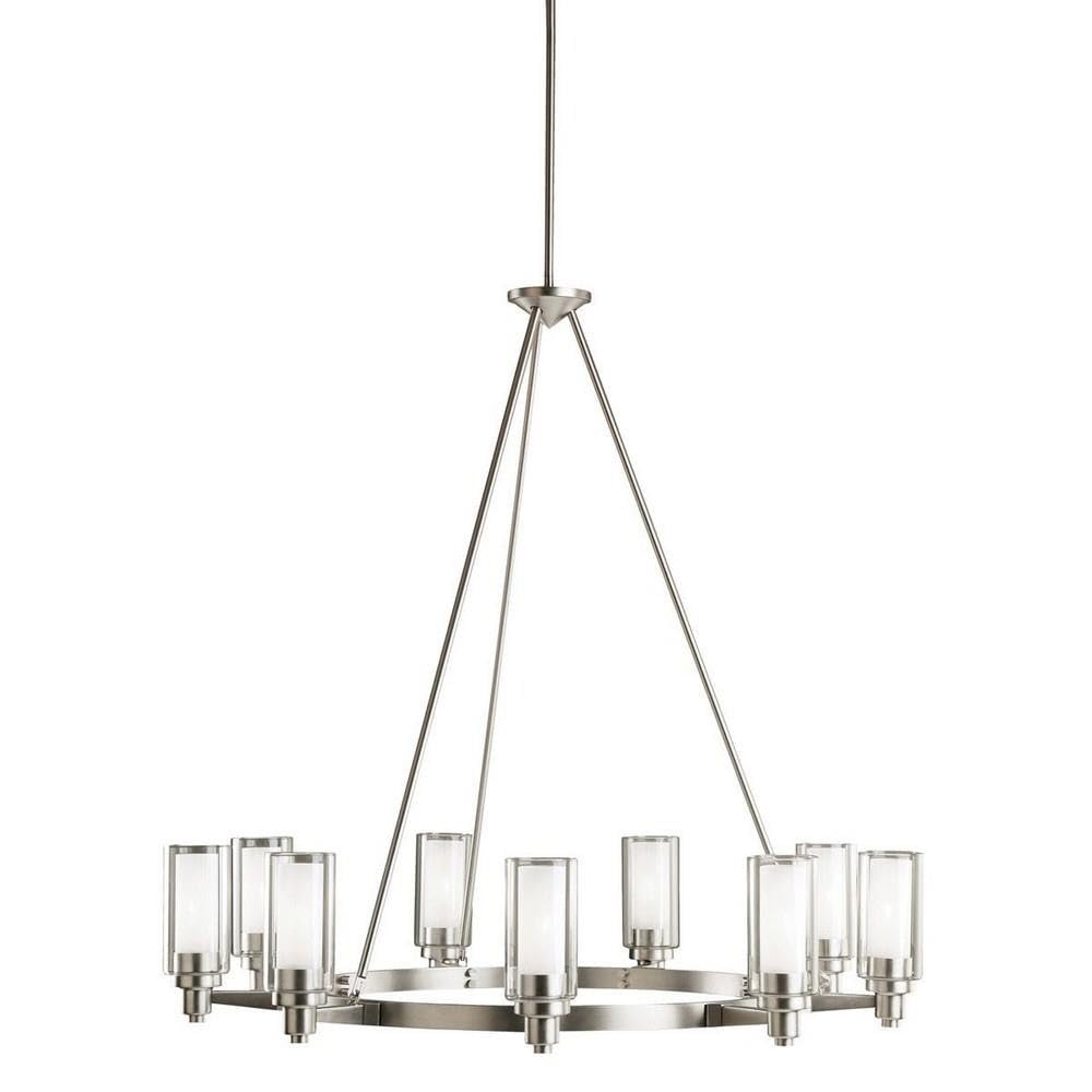 kichler-circolo-9-light-round-chandelier-brushed-nickel-36-wide image 1