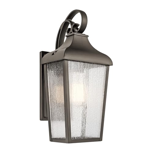 kichler-forestdale-18-5-outdoor-wall-light-in-olde-bronze-49736oz-with-clear-see image 4