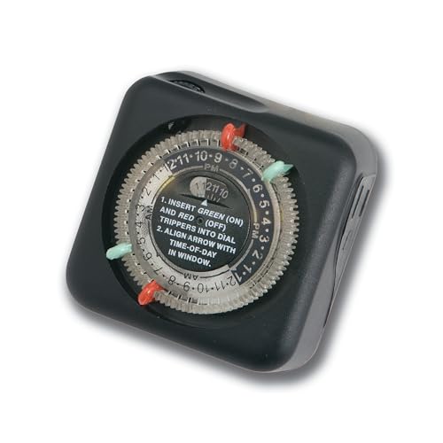 kichler-15557bk-plug-in-landscape-lighting-timer-traditional-pin-settings-2-on-o image 7