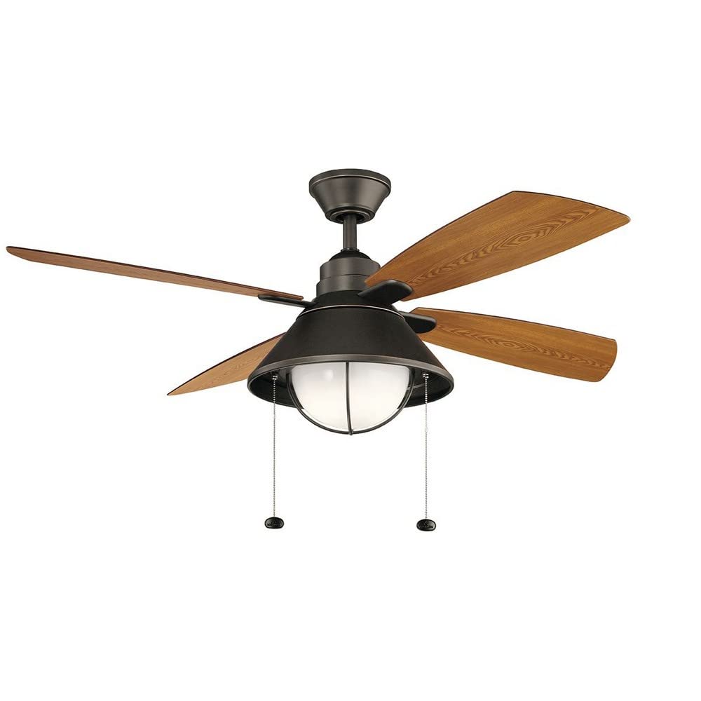 kichler-seaside-54-ceiling-fan-with-led-light-kit-weathered-zinc-finish-white-op image 5