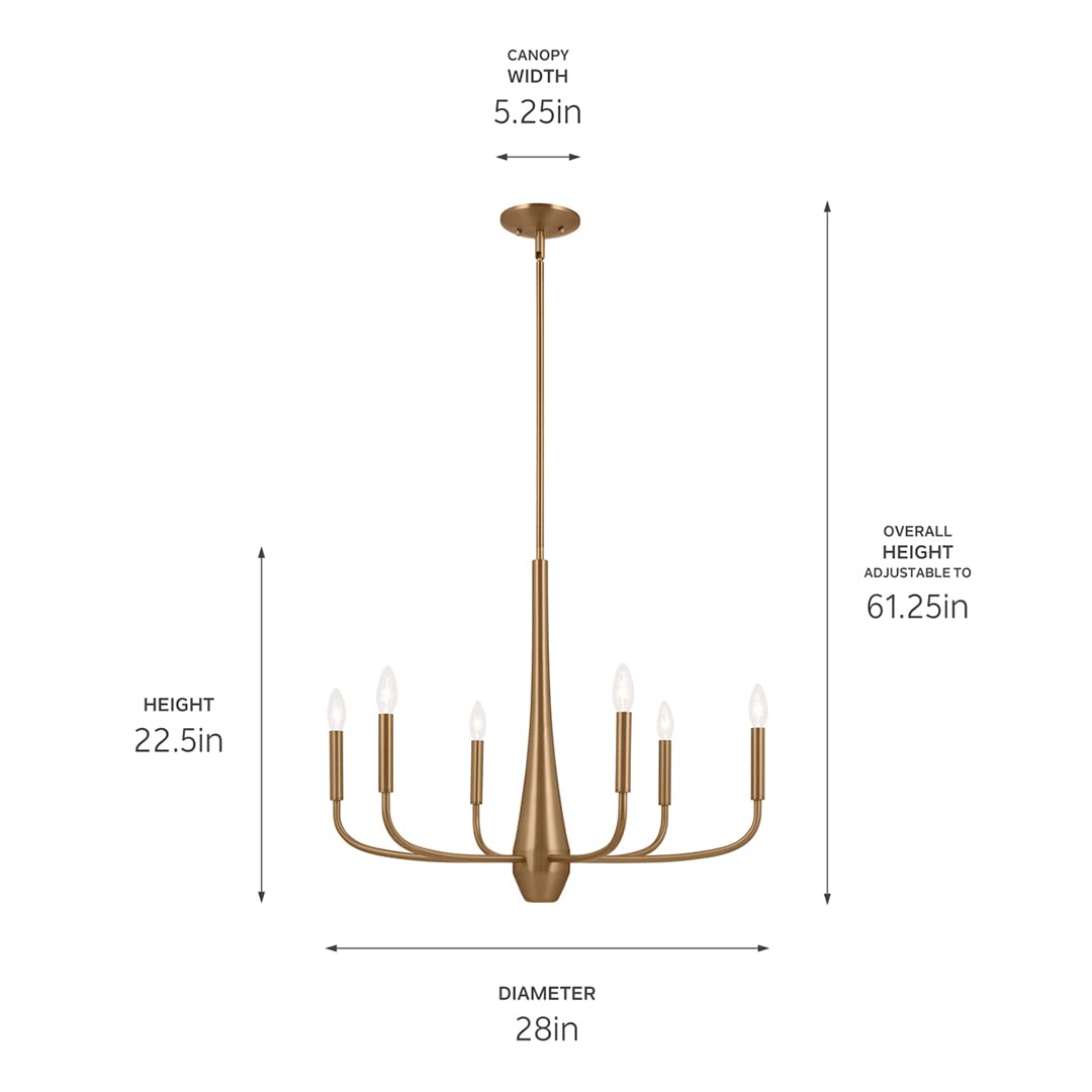 kichler-deela-6-light-chandelier-in-champagne-bronze-model-52525cpz image 3