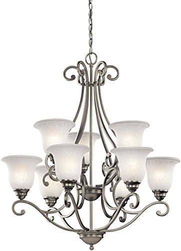 kichler-camerena-34-5-9-light-two-tier-chandelier-brushed-nickel-43226ni image 5