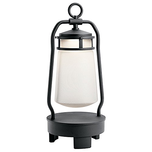 kichler-lyndon-49500btbled-19-portable-bluetooth-led-lantern-textured-black-etch image 3